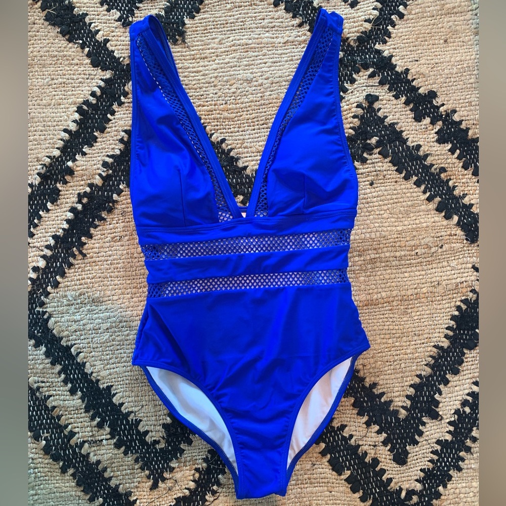 Cobalt blue one piece